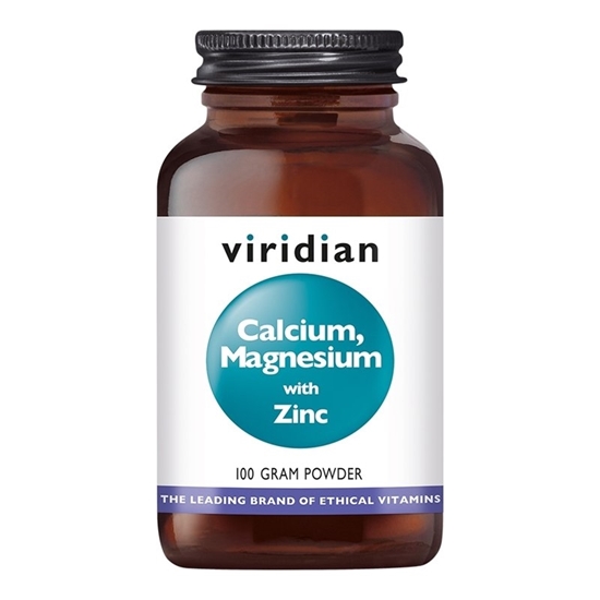 VIRIDIAN CALCIUM MAGNESIUM WITH ZINC 100 GR VEGAN POEDER